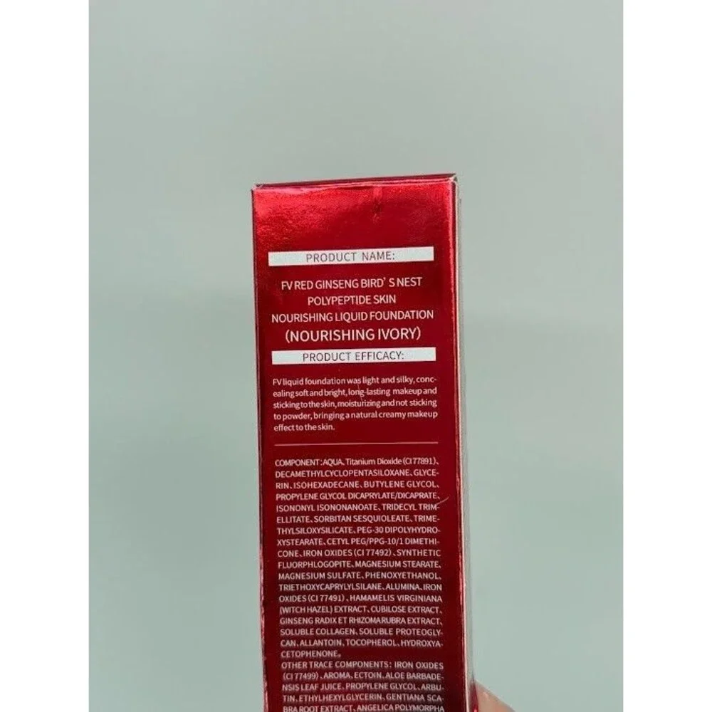 SK Forever Red Ginseng Bird's Nest Polypeptide Skin Nourishing Foundation  IVORY